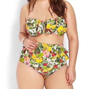 FOREVER 21 | FRUIT FRENZY PLUS SIZE BIKINI SET